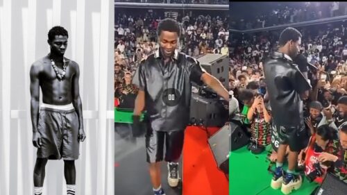 “No one would love to be in his shoe” Reactions as fans completely snubs Omah Lay while he performed in Italy (Video)