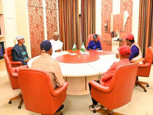 Labour Unions suspend strike after meeting with President Tinubu